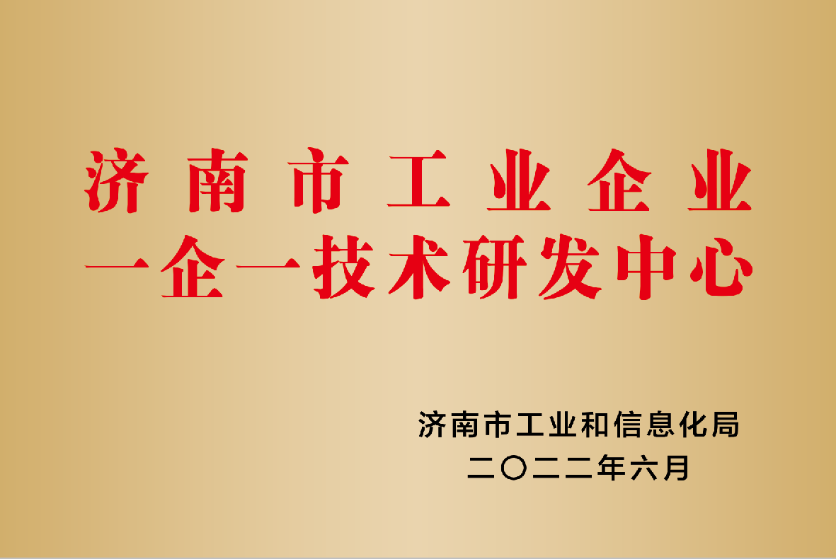 济南市工业企业一企一技术研发中心